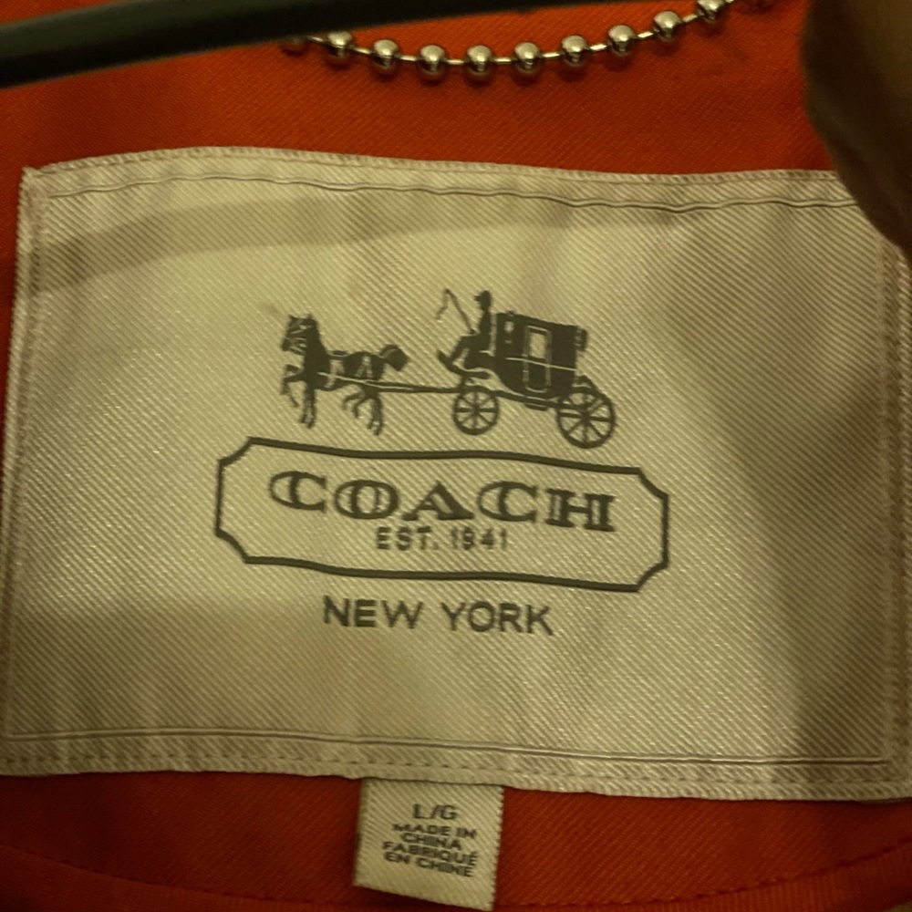 Coach Signature Raincoat